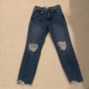 High Waisted Mom Jeans